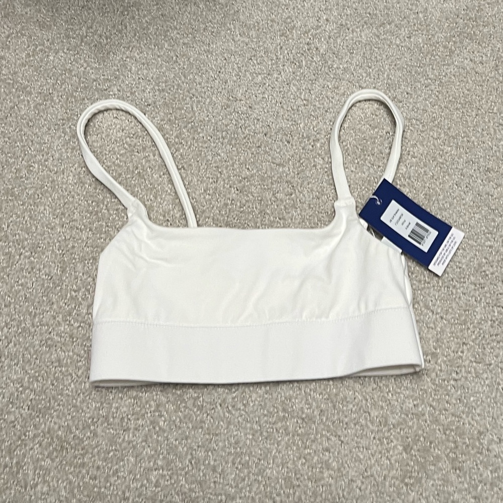 NWT Addison Bay Soft White Seamless Bralette Size: XS